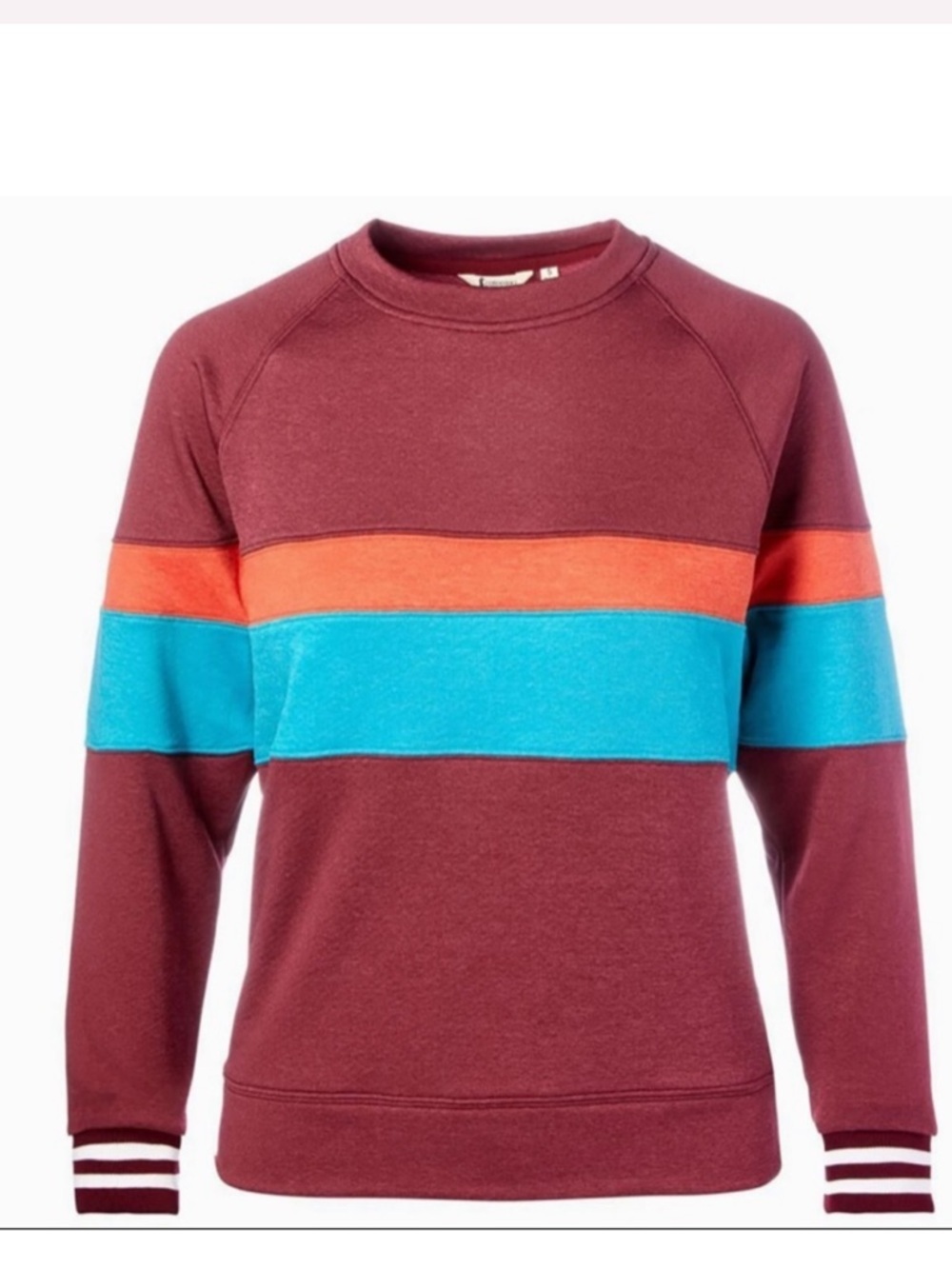 Cotopaxi Bandera Crew Sweatshirt Port Red Size Large